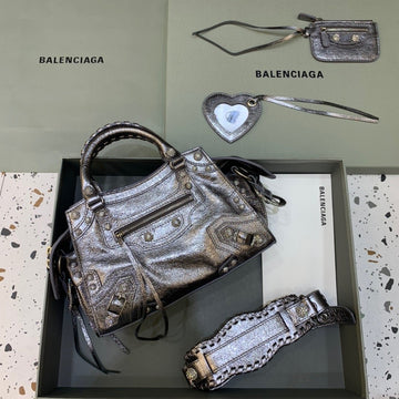 Top Quality Neo Cagole XS Handbag In Grey, For Women,  Bags 10.2in/26cm