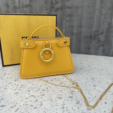 FI Nano Top Quality Charm Crossbody Yellow Bag For Woman 12cm/4.5in