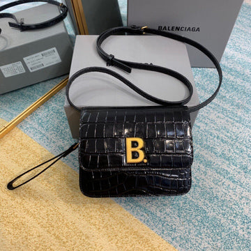 Top Quality Bolso Bandolera B In Black, For Women,  Bags 7in/18cm