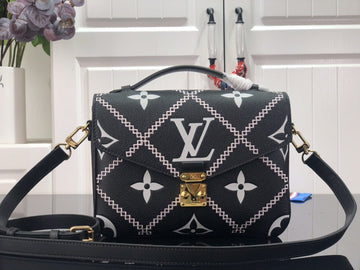 Top Quality Pochette Metis Monogram Empreinte Black For Spring,  Shoulder And Crossbody Bags 9.8in/25cm Top Quality M46028