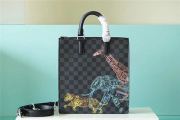 Top Quality Sac Plat Cross Damier Graphite Canvas For Men, Bags, Shoulder And Crossbody Bags 11.2in/28.5cm Top Quality N45276