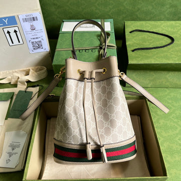 gg Ophidia Small gg Bucket Bag White For Women, Women’s Bags 10in/25cm gg â