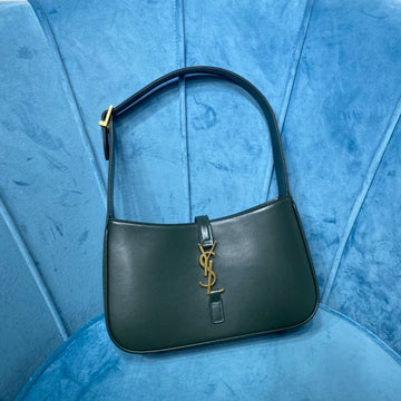 YSSL Le 5 Ã 7 Hobo Bag In Smooth Dark Green For Women 9in/23cm YSL 6572282R20W3045