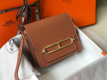 Top Quality Mini Evercolor Sac Roulis 19 Brown For Women, Handbags, Shoulder Bags 7.5in/19cm