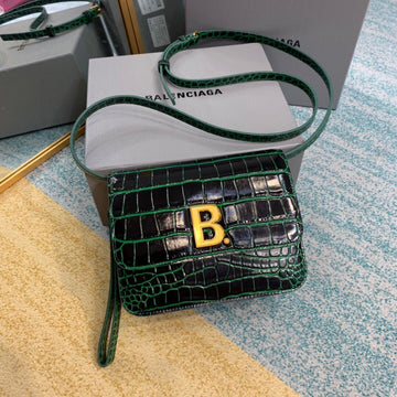 Top Quality Bolso Bandolera B In Dark Green, For Women,  Bags 7in/18cm