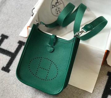 Top Quality Evelyne 16 Amazone Bag Green With SiTop Qualityer-Toned Hardware For Women, Shoulder And Crossbody Bags 6.3in/16cm