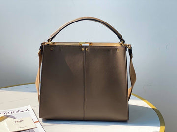 FI Top Quality X-Lite Tote MeTop Qualityum Light Brown Bag For Woman 30cm/12in