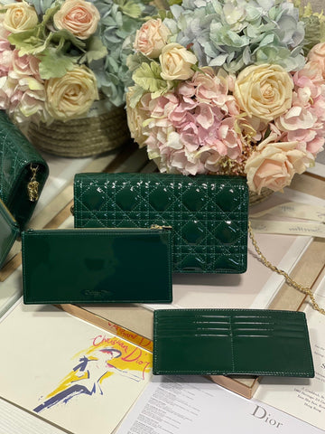 Top Quality Lady Pouch Green, For Women, WomenÂs Handbags 8.5in/21.5cm CD