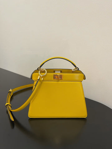 FI Top Quality ISeeU Petite Yellow Small Bag For Woman 20cm/8in
