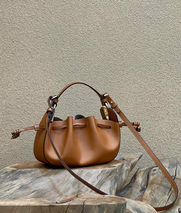 Top QualityTop Quality Pomodorino Brown Mini Bag For Woman 17cm/6.5in