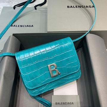 Top Quality Bolso Bandolera B In Blue, For Women,  Bags 7in/18cm