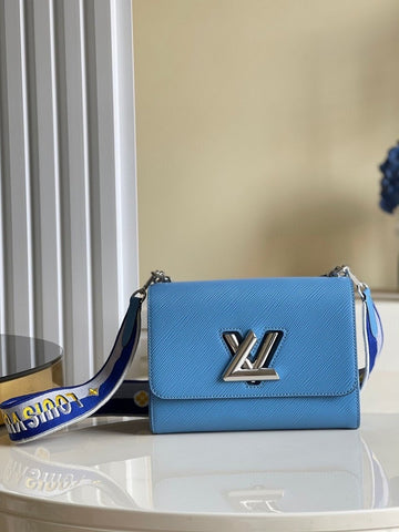 Top Quality Twist MM Epi Blue For Women, WomenÂs Handbags, Shoulder And Crossbody Bags 9.1in/23cm Top Quality