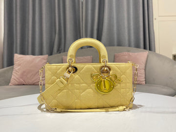 Top Quality Lady D-Joy Bag Yellow For Women, WomenÂs Handbags 26cm/10in CD