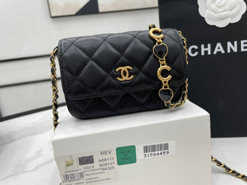 CHLMini Top Qualityap Bag Black For Women Bags 7.5in/19cm