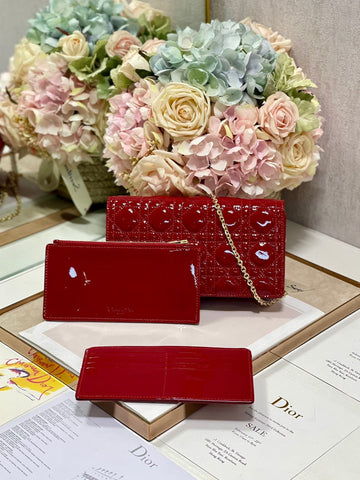 Top Quality Lady Pouch Red, For Women, WomenÂs Handbags 8.5in/21.5cm CD S0204OVRB_M323