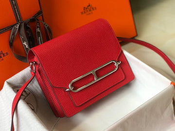 Top Quality Mini Evercolor Sac Roulis 19 Red For Women, Handbags, Shoulder Bags 7.5in/19cm