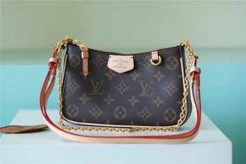 Top Quality Easy Pouch On Strap Monogram Canvas For Women,  Shoulder And Crossbody Bags 19cm/7.5in Top Quality