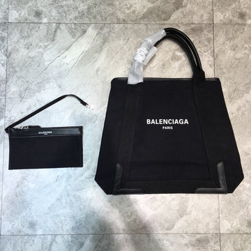 Top Quality Navy MeTop Qualityum Cabas Tote Bag In Black, For Women,  Bags 14.1in/36cm