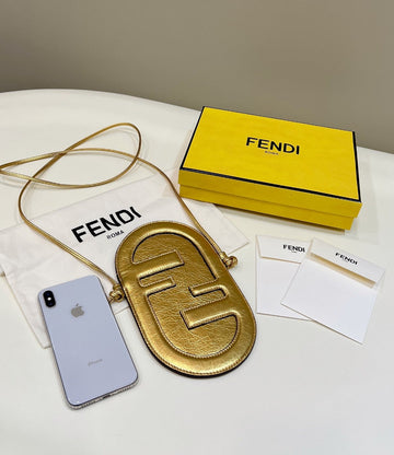 Top QualityTop Quality 12 Pro Phone Holder Gold Bag For Woman 21.5cm/8.5in 7AS055AISPF0RXU