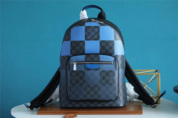 Top Quality Josh Backpack Damier Graphite Giant Blue For Men, Bags 40cm Top Quality N40402