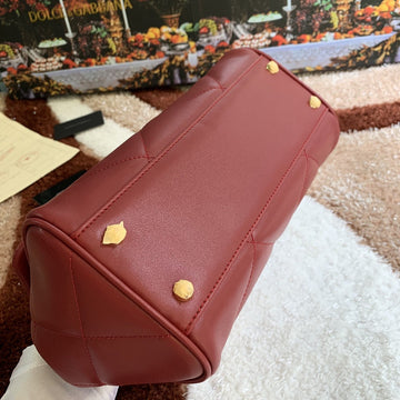 Top Quality Medium Sicily Bag In Quilted Burgundy For Women 10.2in/26cm Top QualityÃÂ 