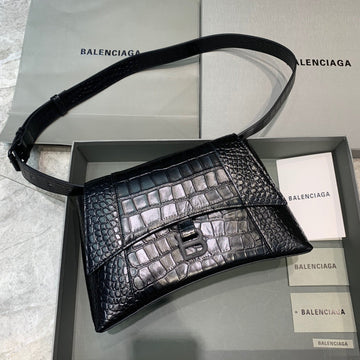 Top Quality Downtown Small Shoulder Bag In Black, For Women,  Bags 11.8in/30cm
