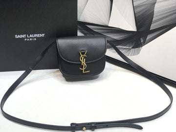 YSSL Kaia Small Satchel Black For Women 7in/18.5cm YSL 619740BWR0W1000