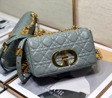 Top Quality Small Caro Bag, Grey, For Women WomenÂs Handbags, Shoulder Bags, Crossbody Bags, 20cm CD M9241UWHC_M41G
