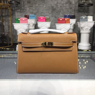 Top Quality Mini Kelly KP Pochette Gold For Women Top Quality Mini Kelly KP Pochette Gold For Women Gold Toned Hardware 8.7in/22cm8.7in/22cm