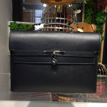 Top Quality Kelly Depeche Black For Women PallaTop Qualityum Hardware 15in/38cm
