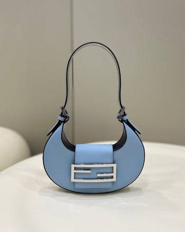 Top QualityTop Quality Cookie White For Women, Women’s Handbags, Shoulder Bags 7in/19cm FF 8BS065AAIWF1HBK