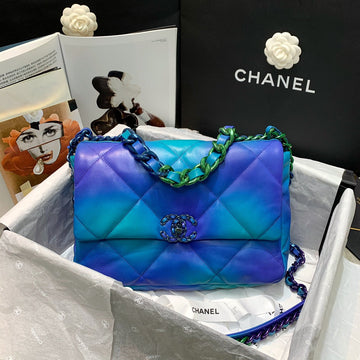 CHL 19 Tie and Dye Top Qualityap Ombre Bag For Women 25cm/10in