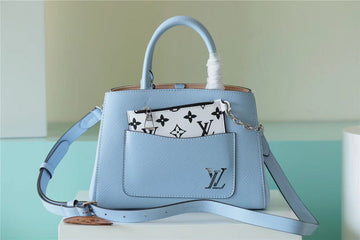 Top Quality Marelle Epi Bleu Nuage Blue For Women, WomenÂs Handbags, Shoulder And Crossbody Bags 9.8in/25cm Top Quality M59486