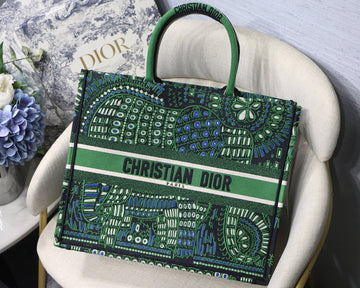 Top Quality Large Book Tote Green Multicolor, For Women, WomenÂs Handbags 16.5in/42cm CD