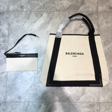 Balen Navy MeTop Qualityum Cabas Tote Bag In Black, For Women,  Bags 14.1in/36cm 5812922HH3N9260