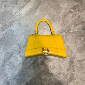 Top Quality Hourglass Small Handbag In Yellow, For Women,  Bags 9in/23cm