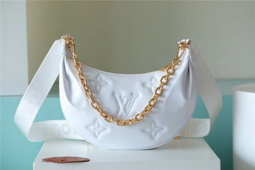 Top Quality Over The Moon Bag Handbags For Women In Snow White 10.8in/28cm Top Quality M59959