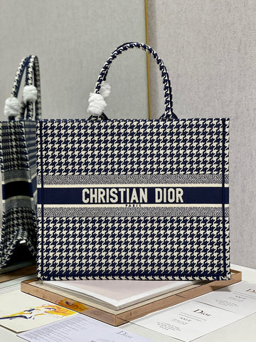 Top Quality Large Book Tote Blue And White, For Women, WomenÂs Handbags 16.5in/42cm CD