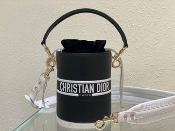 Top Quality Small Vibe Bucket Bag Black, For Women, WomenÂs Handbags 5.5in/14cm CD M8703OOBR_M928