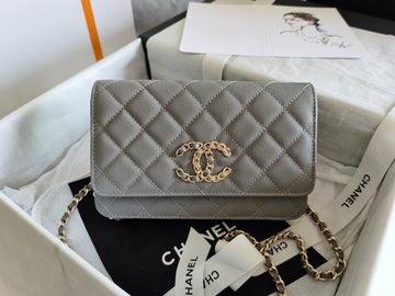 CHLMini Top Qualityap Bag Grey For Women 7.2in/18.5cm