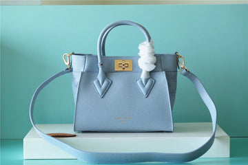 Top Quality On My Side PM Mahina Bleu Nuage Blue For Women,  Shoulder And Crossbody Bags 25cm/9.8in Top Quality M59432