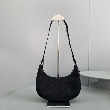Top Quality MeTop Qualityum Ava Bag With Top Quality Strap Black For Women 9in/23cm 196962DLM.38SI