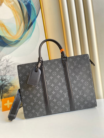 Top Quality Sac Plat Horizontal Zippe Monogram Eclipse For Men, Bags, Shoulder And Crossbody Bags 15.4in/39cm Top Quality M45265