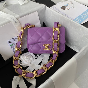 CHLMini Top Qualityap Bag Purple For Women Bags Shoulder And Crossbody Bags 6.6in/17cm AS3213