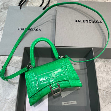 Top Quality Hourglass XS Handbag In Bright Green, For Women,  Bags 7.4in/19cm