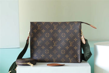 Top Quality Pochette Double Monogram Canvas For Women, WomenÂs Bags, Shoulder And Crossbody Bags 10.2in/26cm Top Quality