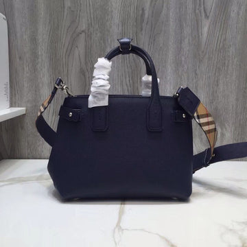 Top Quality The Small Banner Bag Dark Blue For Women, Bags 10.6in/26cm