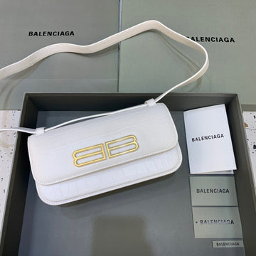 Top Quality Gossip Small Shoulder Bag White, For Women,  Bags 9.1in/23cm