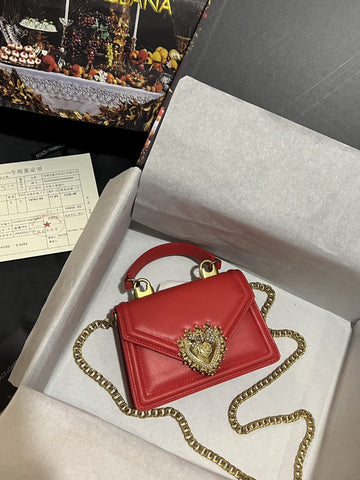 Top Quality Small Devotion Bag In Plain Red For Women 7.5in/19cm Top Quality Top Quality6711AV89387124