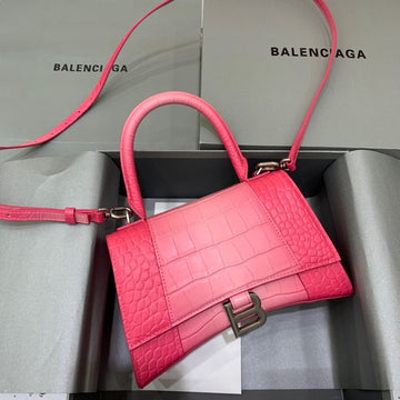 Top Quality Hourglass Small Handbag In Pink, For Women,  Bags 9in/23cm 5935462107U5812